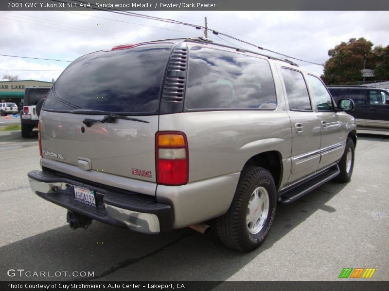Sandalwood Metallic / Pewter/Dark Pewter 2003 GMC Yukon XL SLT 4x4
