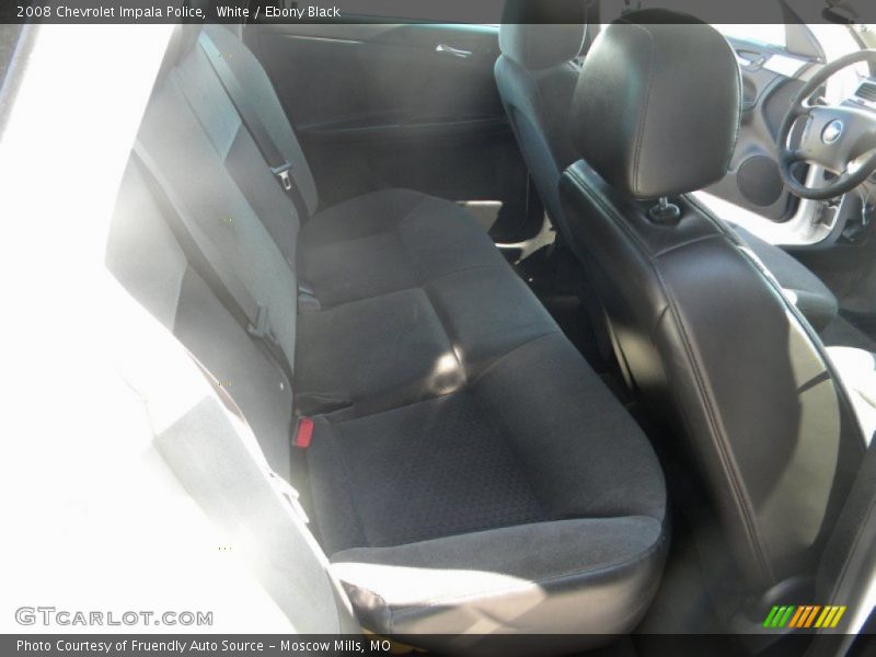 White / Ebony Black 2008 Chevrolet Impala Police