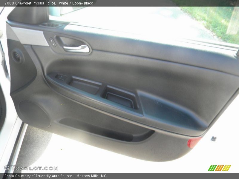 White / Ebony Black 2008 Chevrolet Impala Police