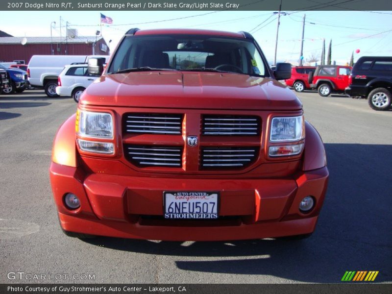 Sunburst Orange Pearl / Dark Slate Gray/Light Slate Gray 2007 Dodge Nitro R/T