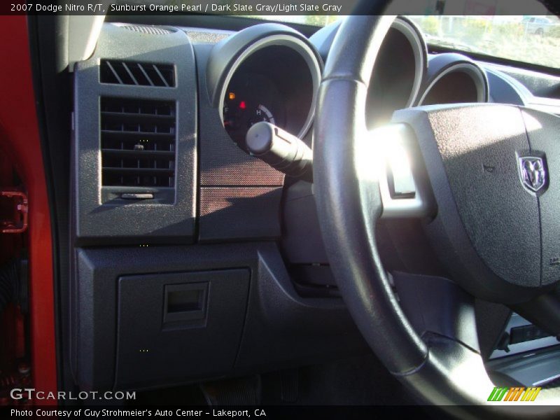 Sunburst Orange Pearl / Dark Slate Gray/Light Slate Gray 2007 Dodge Nitro R/T
