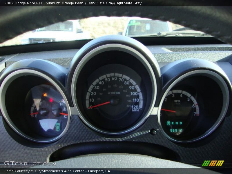 Sunburst Orange Pearl / Dark Slate Gray/Light Slate Gray 2007 Dodge Nitro R/T