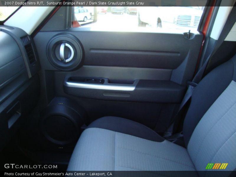 Sunburst Orange Pearl / Dark Slate Gray/Light Slate Gray 2007 Dodge Nitro R/T