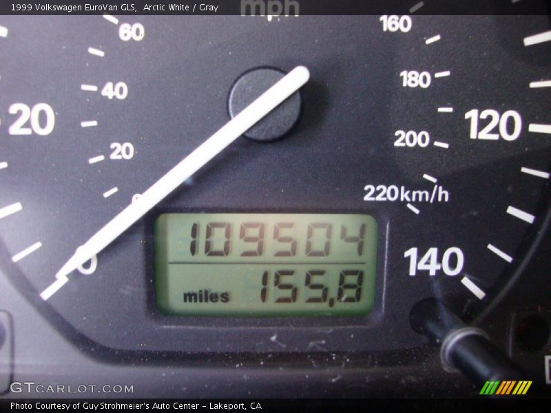 Arctic White / Gray 1999 Volkswagen EuroVan GLS