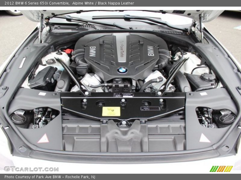  2012 6 Series 650i Convertible Engine - 4.4 Liter DI TwinPower Turbo DOHC 32-Valve VVT V8