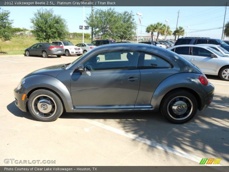 Platinum Gray Metallic / Titan Black 2012 Volkswagen Beetle 2.5L