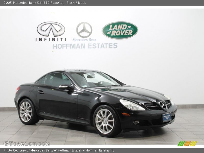 Black / Black 2005 Mercedes-Benz SLK 350 Roadster