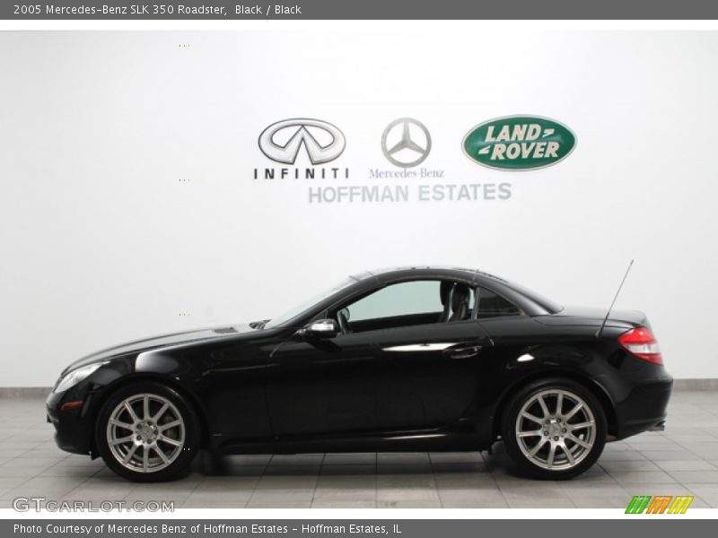 Black / Black 2005 Mercedes-Benz SLK 350 Roadster