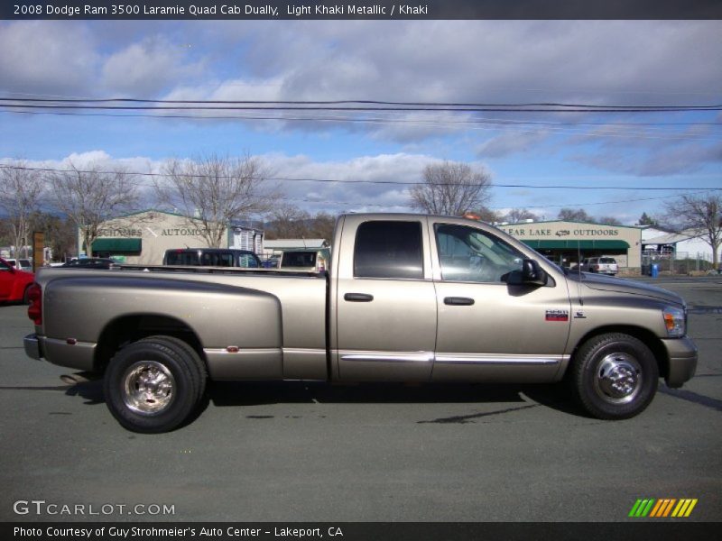  2008 Ram 3500 Laramie Quad Cab Dually Light Khaki Metallic