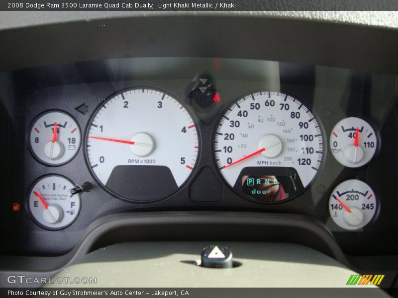  2008 Ram 3500 Laramie Quad Cab Dually Laramie Quad Cab Dually Gauges