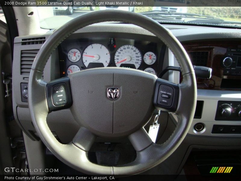  2008 Ram 3500 Laramie Quad Cab Dually Steering Wheel