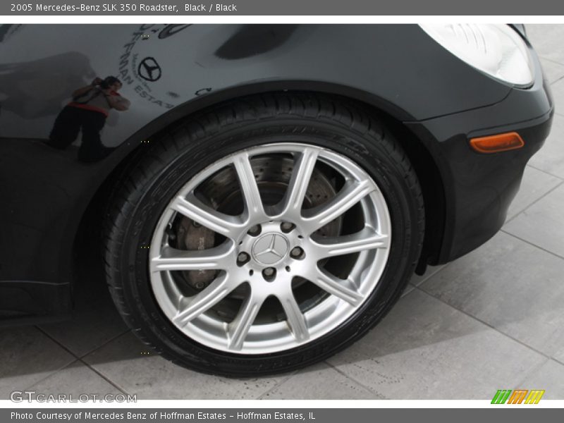 Black / Black 2005 Mercedes-Benz SLK 350 Roadster