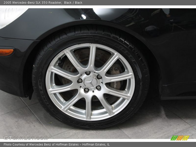 Black / Black 2005 Mercedes-Benz SLK 350 Roadster
