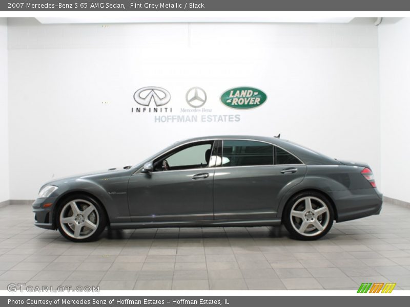 Flint Grey Metallic / Black 2007 Mercedes-Benz S 65 AMG Sedan