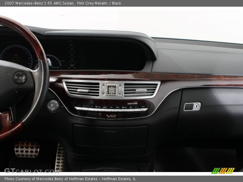 Flint Grey Metallic / Black 2007 Mercedes-Benz S 65 AMG Sedan