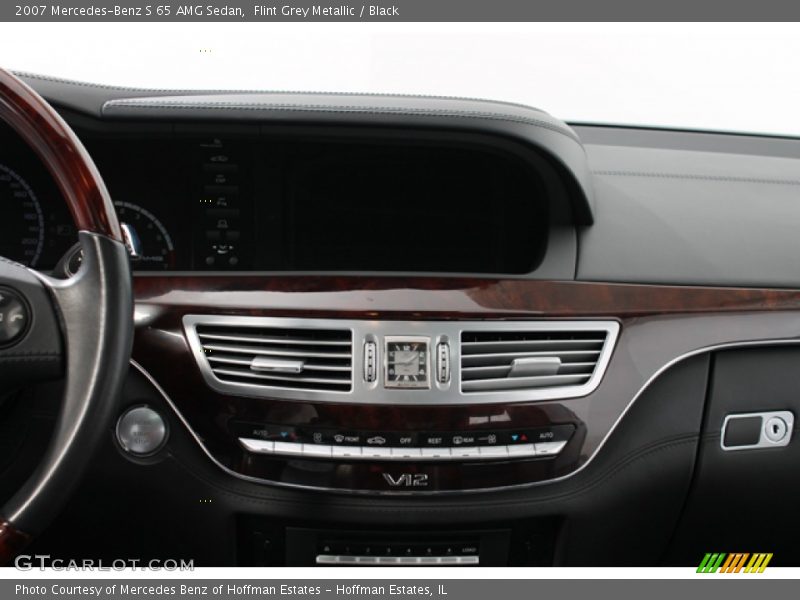 Flint Grey Metallic / Black 2007 Mercedes-Benz S 65 AMG Sedan