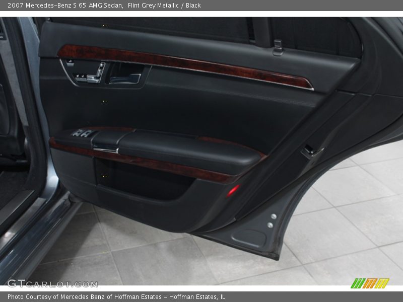 Flint Grey Metallic / Black 2007 Mercedes-Benz S 65 AMG Sedan
