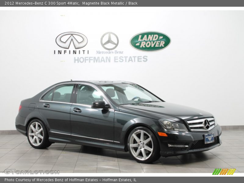 Magnetite Black Metallic / Black 2012 Mercedes-Benz C 300 Sport 4Matic