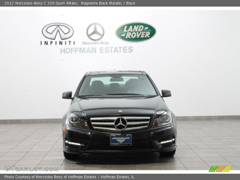 Magnetite Black Metallic / Black 2012 Mercedes-Benz C 300 Sport 4Matic