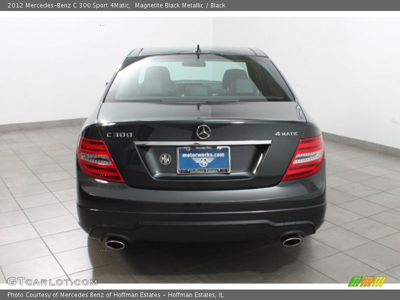 Magnetite Black Metallic / Black 2012 Mercedes-Benz C 300 Sport 4Matic