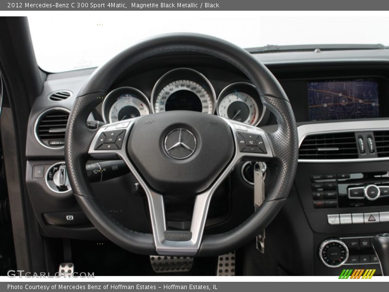 Magnetite Black Metallic / Black 2012 Mercedes-Benz C 300 Sport 4Matic