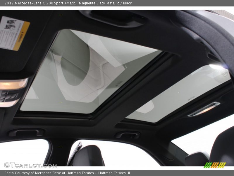Magnetite Black Metallic / Black 2012 Mercedes-Benz C 300 Sport 4Matic