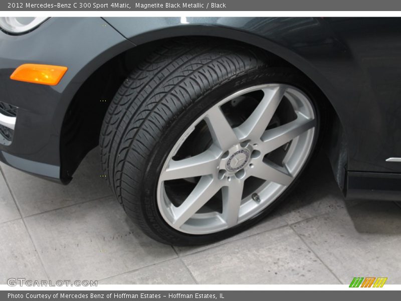 Magnetite Black Metallic / Black 2012 Mercedes-Benz C 300 Sport 4Matic
