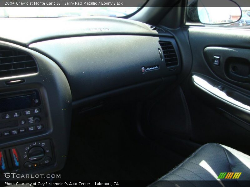 Berry Red Metallic / Ebony Black 2004 Chevrolet Monte Carlo SS