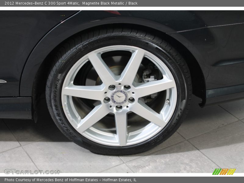 Magnetite Black Metallic / Black 2012 Mercedes-Benz C 300 Sport 4Matic