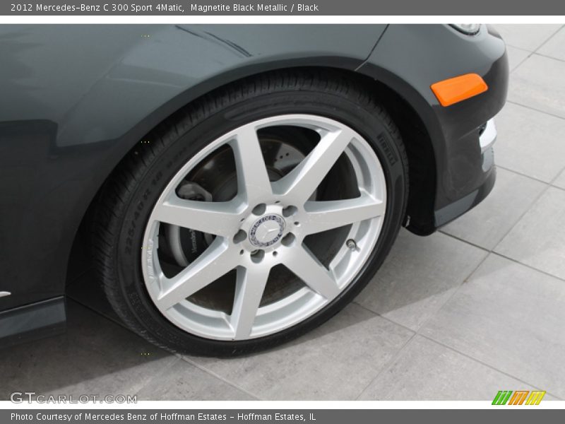 Magnetite Black Metallic / Black 2012 Mercedes-Benz C 300 Sport 4Matic