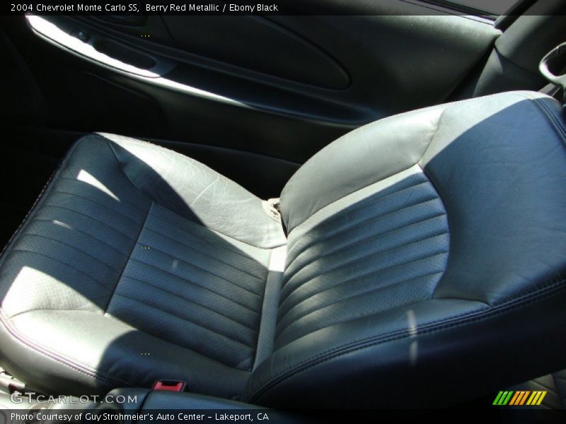 Berry Red Metallic / Ebony Black 2004 Chevrolet Monte Carlo SS