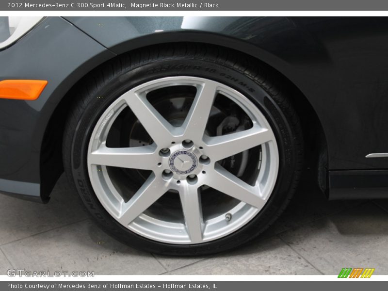 Magnetite Black Metallic / Black 2012 Mercedes-Benz C 300 Sport 4Matic