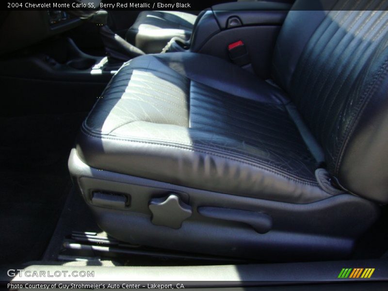 Berry Red Metallic / Ebony Black 2004 Chevrolet Monte Carlo SS