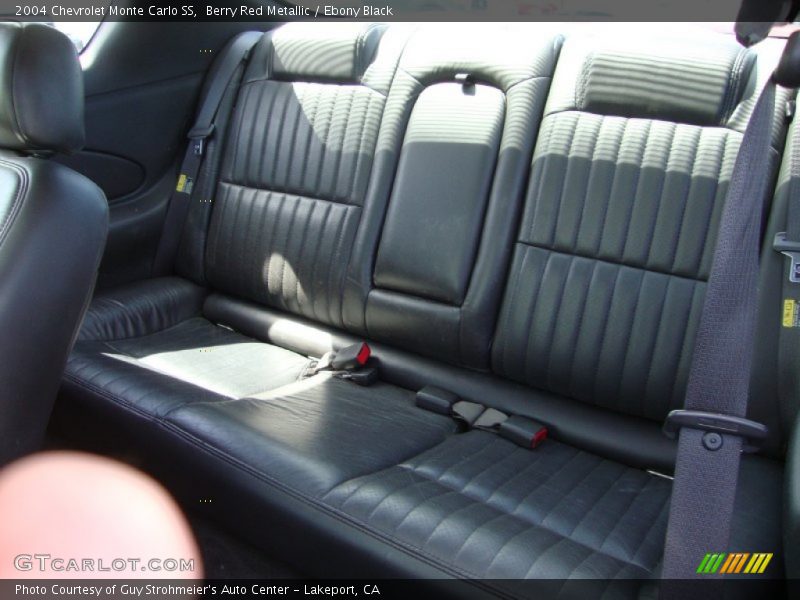 Rear Seat of 2004 Monte Carlo SS