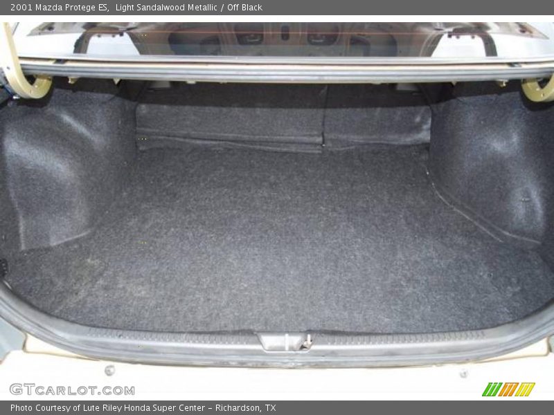 Light Sandalwood Metallic / Off Black 2001 Mazda Protege ES