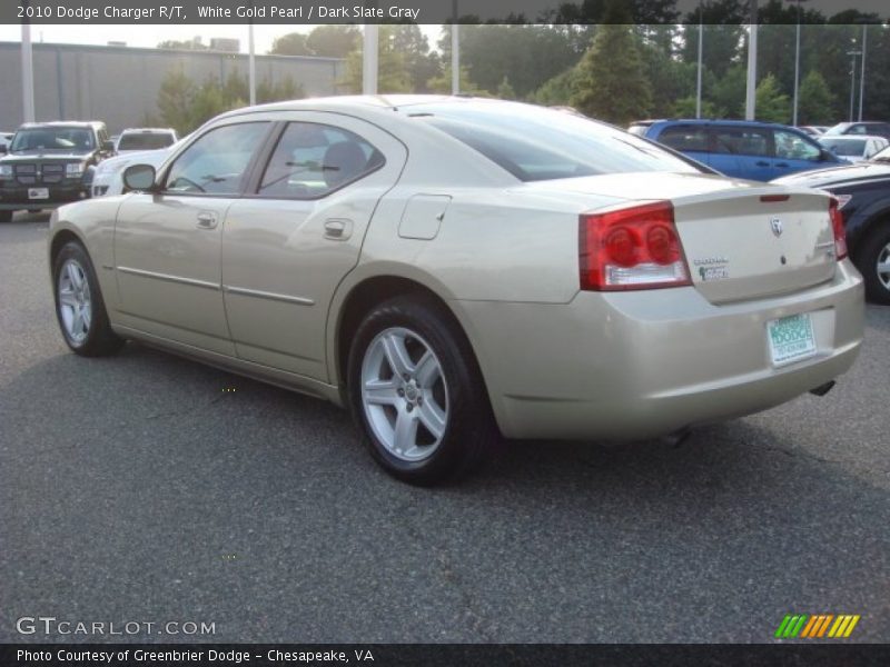 White Gold Pearl / Dark Slate Gray 2010 Dodge Charger R/T