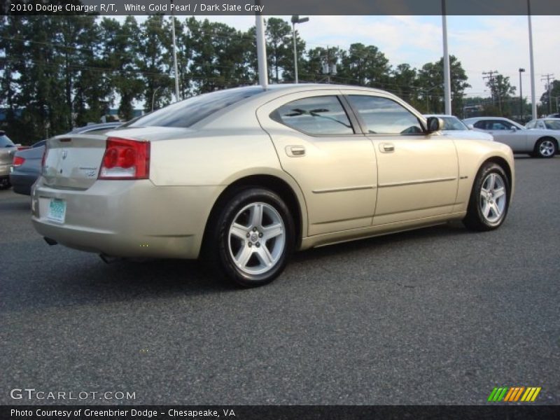 White Gold Pearl / Dark Slate Gray 2010 Dodge Charger R/T
