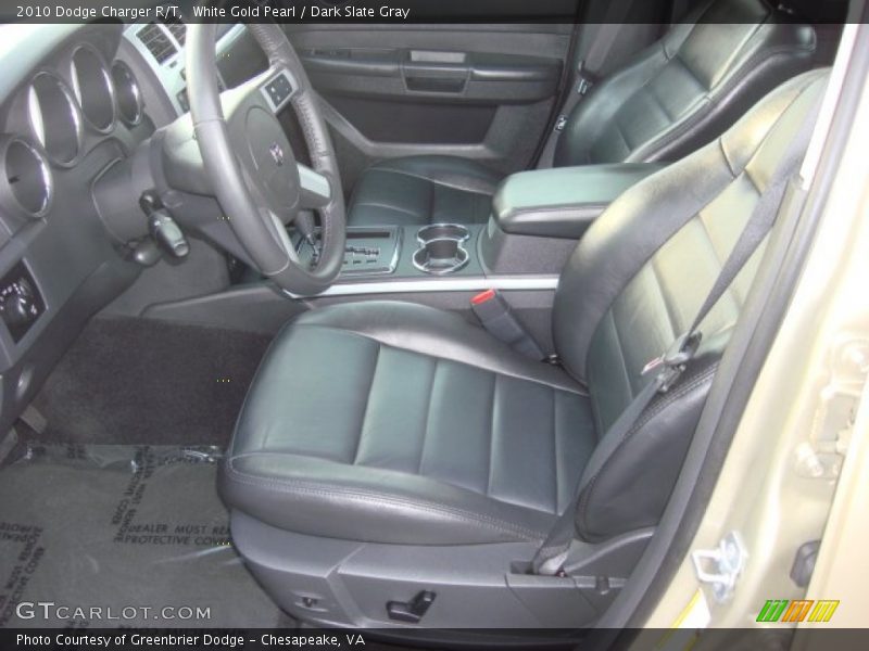 White Gold Pearl / Dark Slate Gray 2010 Dodge Charger R/T