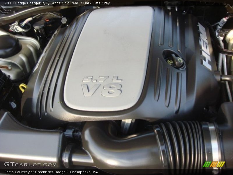 White Gold Pearl / Dark Slate Gray 2010 Dodge Charger R/T