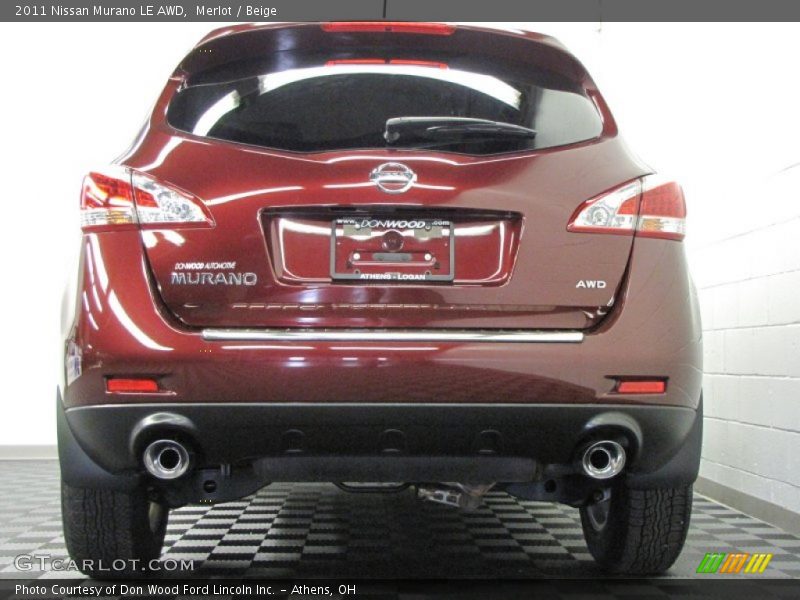 Merlot / Beige 2011 Nissan Murano LE AWD