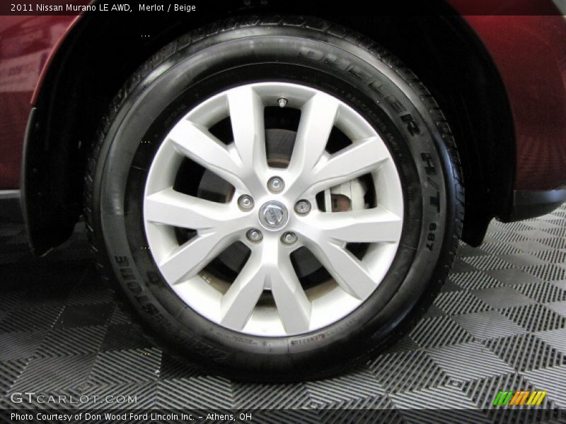 Merlot / Beige 2011 Nissan Murano LE AWD