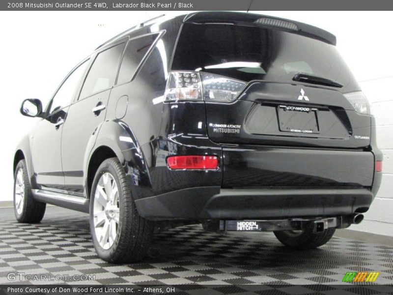 Labrador Black Pearl / Black 2008 Mitsubishi Outlander SE 4WD