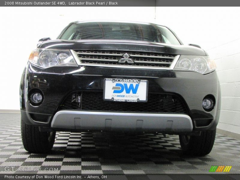 Labrador Black Pearl / Black 2008 Mitsubishi Outlander SE 4WD