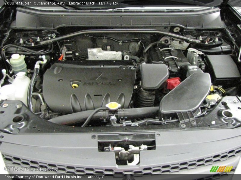 Labrador Black Pearl / Black 2008 Mitsubishi Outlander SE 4WD