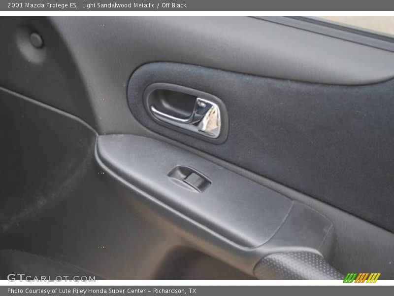 Light Sandalwood Metallic / Off Black 2001 Mazda Protege ES