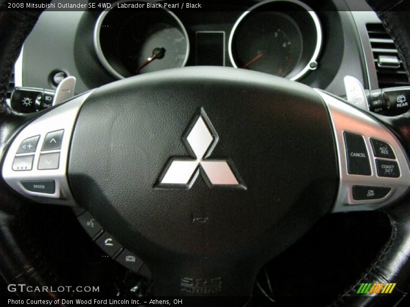 Labrador Black Pearl / Black 2008 Mitsubishi Outlander SE 4WD