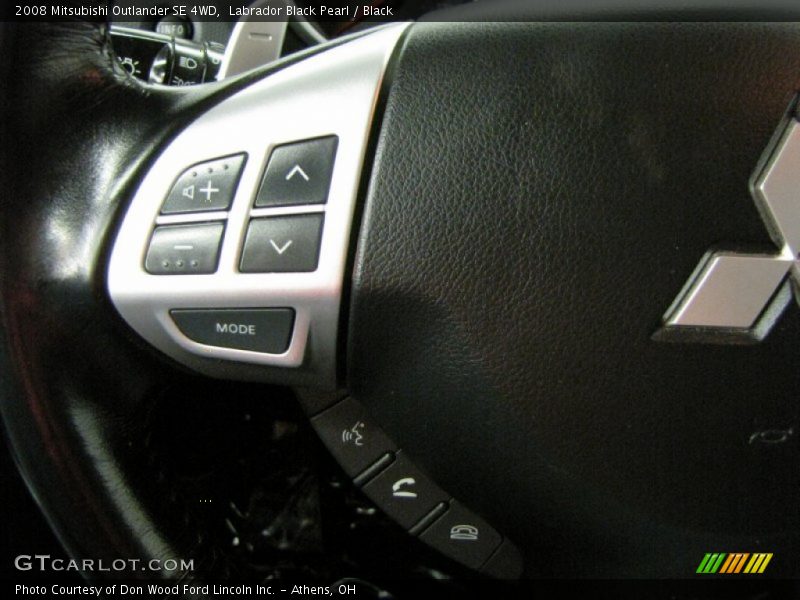 Labrador Black Pearl / Black 2008 Mitsubishi Outlander SE 4WD