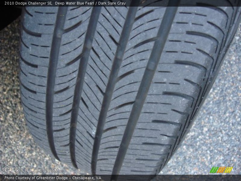 Deep Water Blue Pearl / Dark Slate Gray 2010 Dodge Challenger SE