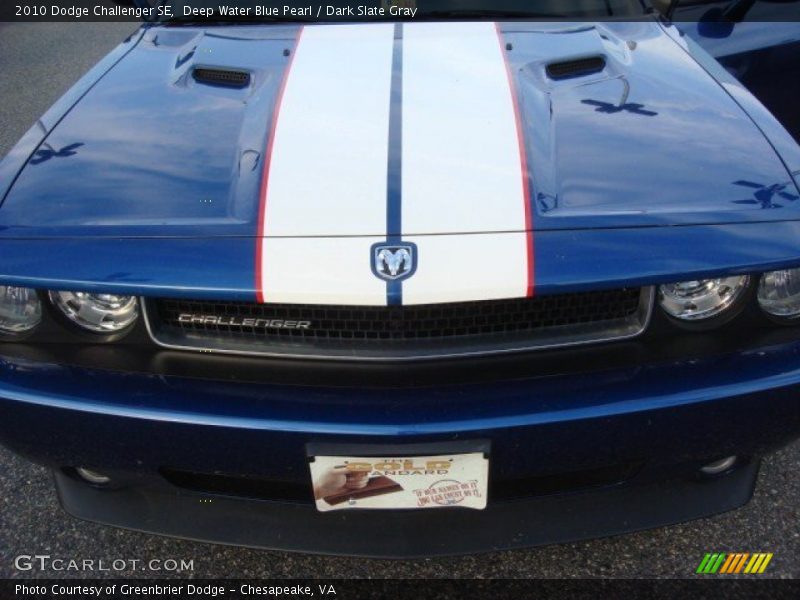 Deep Water Blue Pearl / Dark Slate Gray 2010 Dodge Challenger SE