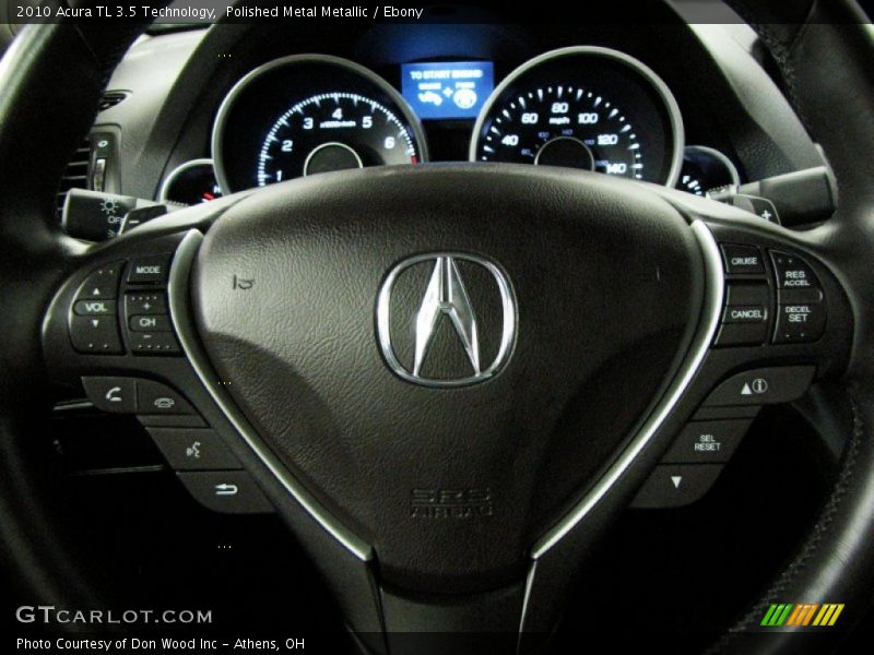 Polished Metal Metallic / Ebony 2010 Acura TL 3.5 Technology